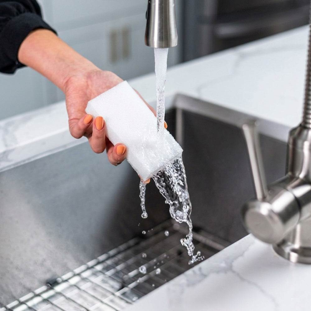 10 Esponjas Mágicas De Melamina Para Baños Y Piscinas - Limpieza Solo Con Agua, Sin Químicos Ni Detergentes_5