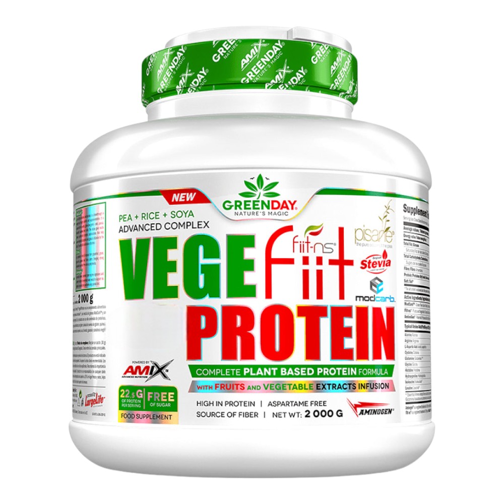 Greenday Vegefiit Protein 2 Kg Chocolate - Cacahuete - Caramelo_0
