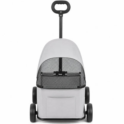 Carrito Plegable Mascotas 83x54x45cm Nyana Pets | Carro Para Perro O Gato | Transportin Perro | Capota Transpirable_1