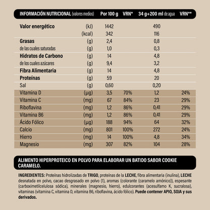 Batido Proteína Cookie BICENTURY 340g