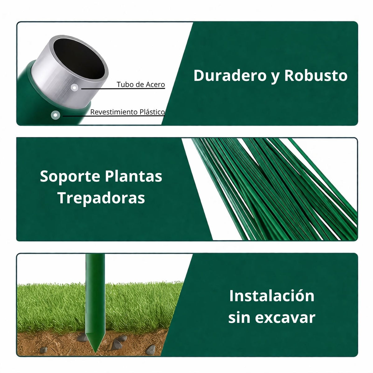 Soporte Enrejado Trepadoras 180x180 Cm Nyana Garden | Estructura En A | Huerto Y Jardín_1