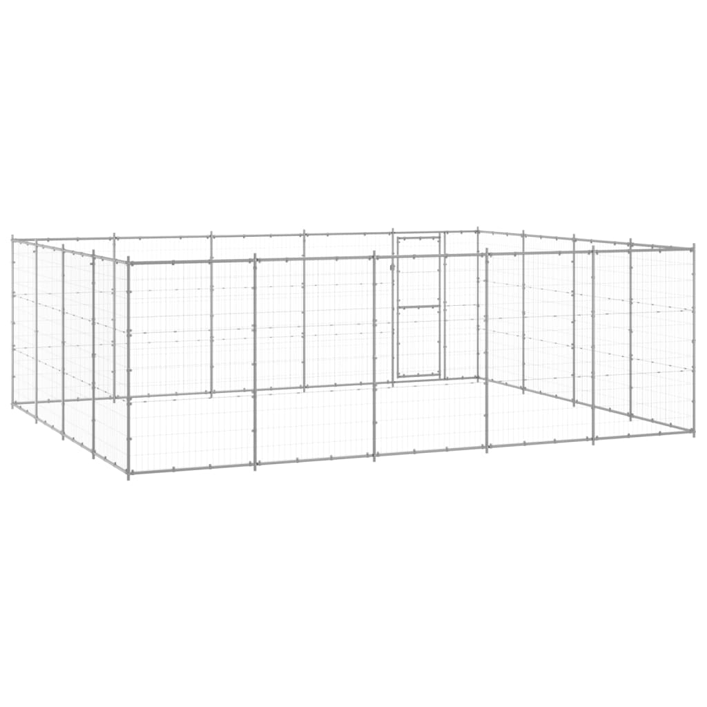 Perrera De Exterior De Acero Galvanizado 24,2 M²_3