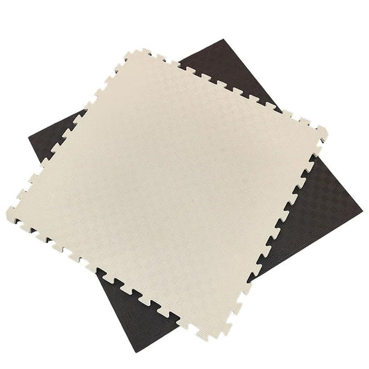 Artatami® Tatami Puzzle 1x1x20 mm Marron - Beige Pack Ahorro【8 Unidades】Gimnasios - Fitness - Pilates - Yoga_0