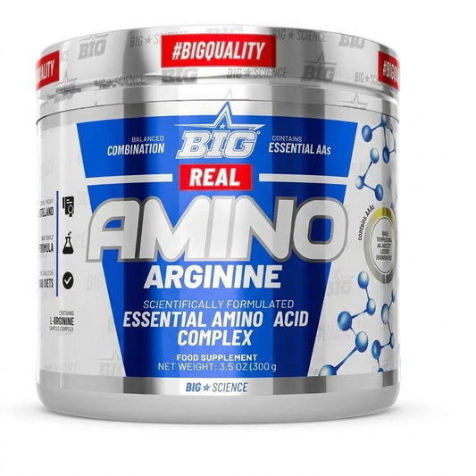 Real Amino Arginine - 300g - Ultra Pure - Esenciales E Hidrolizados - Big_0
