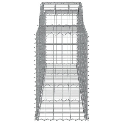 Cestas De Gaviones 25 Uds Forma De Arco Hierro 300x50x80/100 Cm_4