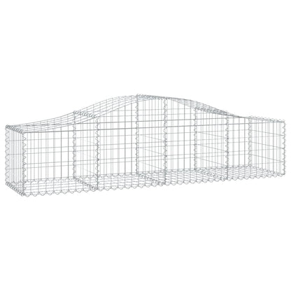Cestas De Gaviones 20 Uds Forma De Arco Hierro 200x50x40/60 Cm_2