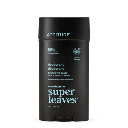 Super leaves men Desodorante Eucalipto &amp; Salvia 75 g