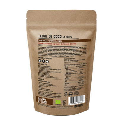 Leche De Coco Bio En Polvo 200g - Orgánica Superfoods_1