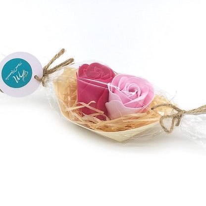 25 Barcas Con Flores Para Regalo Invitados (rosa) - Rosas De Jabón Para Baño Aromático. Detalle Original Para Eventos_3