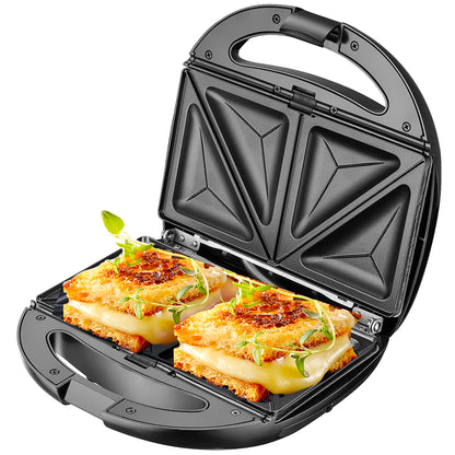 Sandwichera 6 En 1 Gofrera Grill-plancha, Galletas, Bandejas Intercambiables Antiadherentes Camry Cr3057 1200w_2