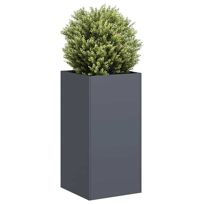 Jardinera De Acero Laminado En Frío Antracita 40x40x80 Cm_1