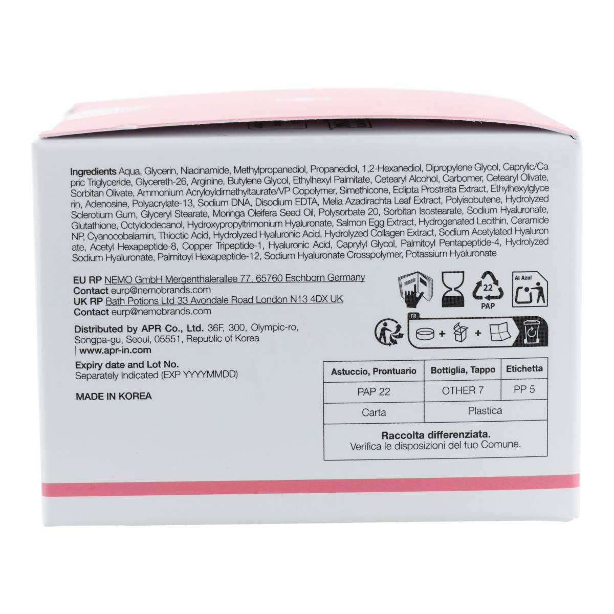Crema facial PDRN Pink Collagen Capsule Cream Medicube 55 g
