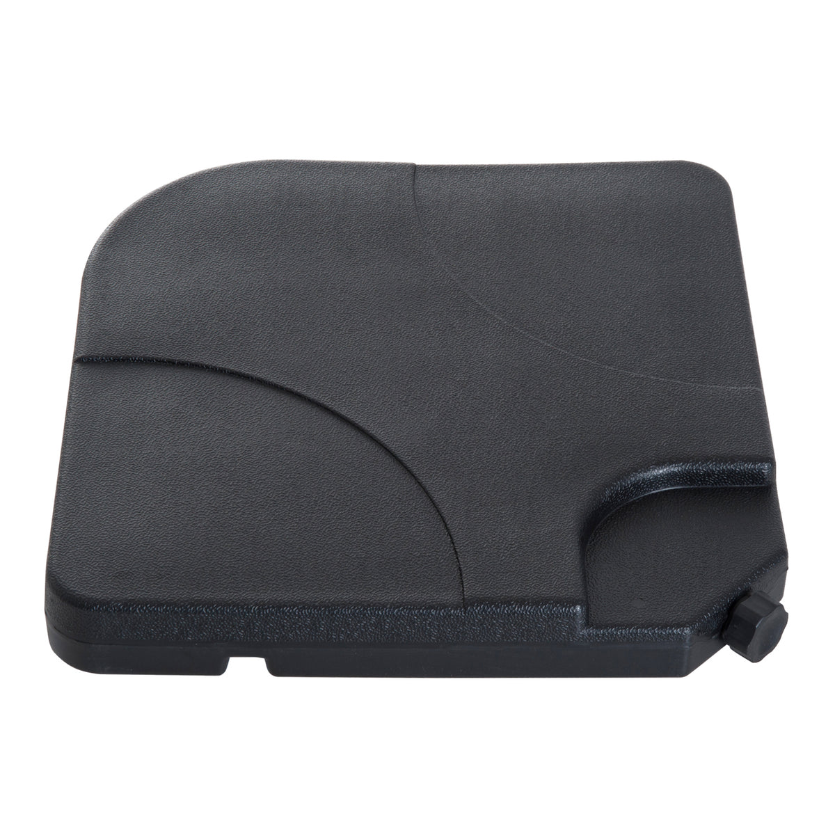 Base De Sombrilla Outsunny Negro 4 Piezas De Plástico 50x50x7,5 Cm_4