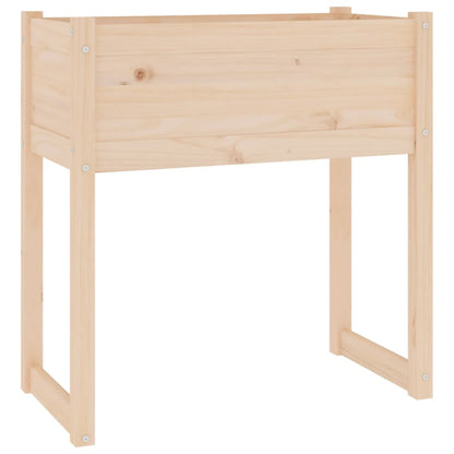 Jardinera De Madera Maciza De Pino 78x40x81 Cm_0