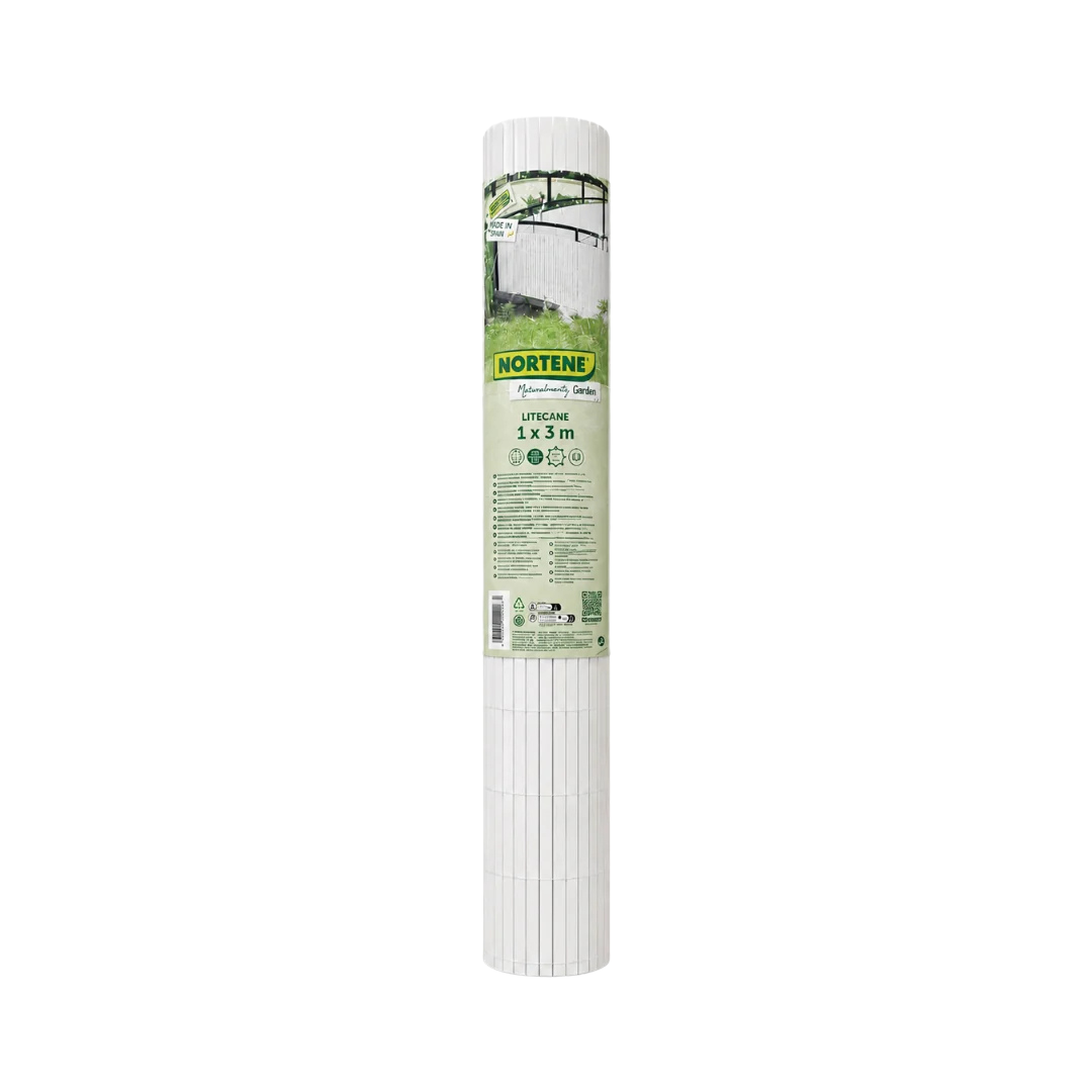 Cañizo Pvc Lite D/c 16mm Blanco - Ideal Para Jardines - 1,5x3 M - Multicolor_0