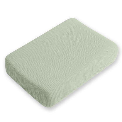 Funda De Colchón Para Cambiador En Algodón Bio Verde_0