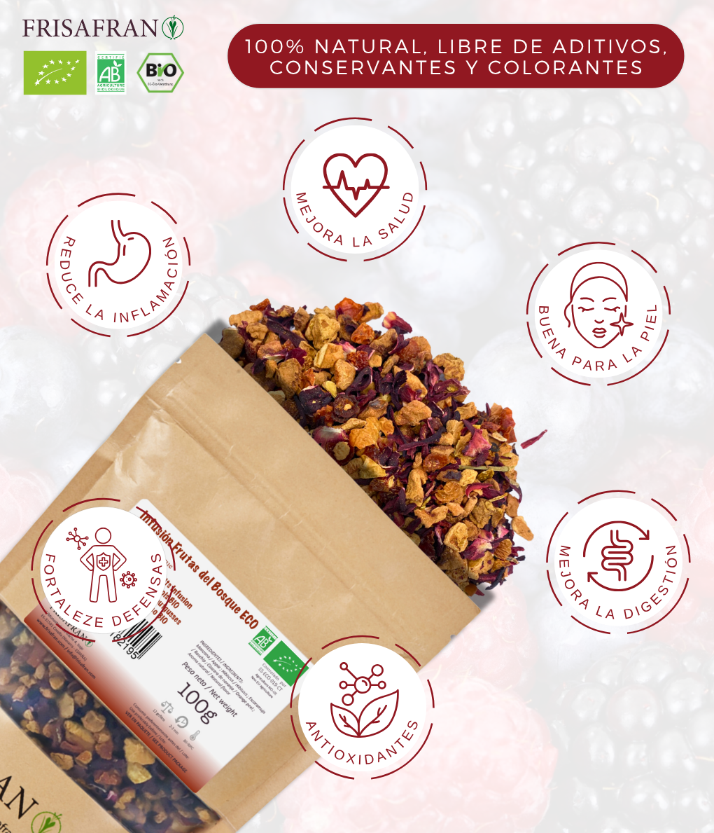 Infusión De Frutas Del Bosque A Granel Ecológica | Frisafran 100 G_1