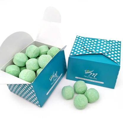 Caja 25 Mini Bombas Efervescentes Para Manicura Y Pedicura - Ablandan Durezas, Uñas Y Cutículas - Aroma Mango_0