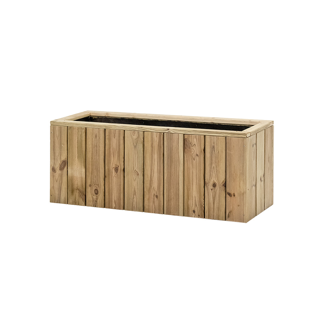 Jardinera De Madera Para Exterior Atrium Hortalia 100x34x40 Cm_1
