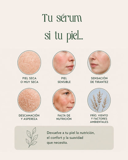 Sérum facial nutritivo piel seca y sensible | Borraja, Granada y Q10 | ARIDUM 15 ml_3