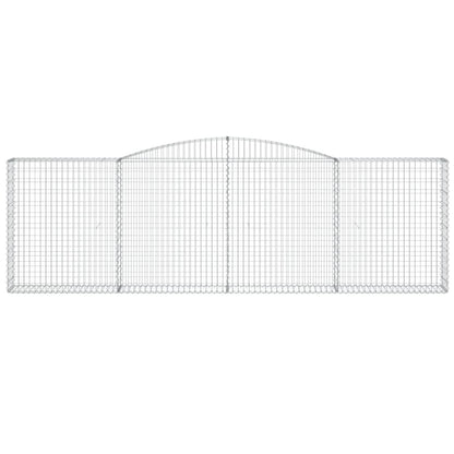 Cestas De Gaviones 2 Uds Forma De Arco Hierro 400x30x120/140cm_3
