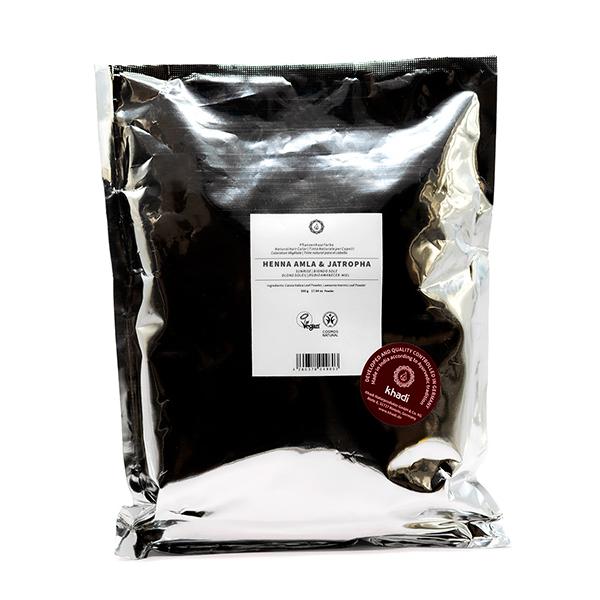 Henna natural Amla y Jatropha, Khadi,100 g