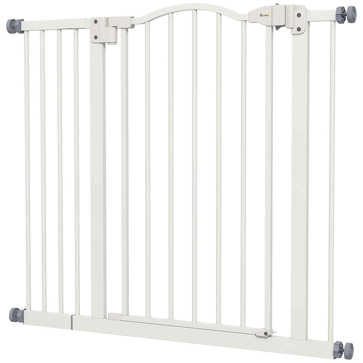Pawhut Barrera De Seguridad Extensible Con Extensión 74-94x78 Cm Blanco_0
