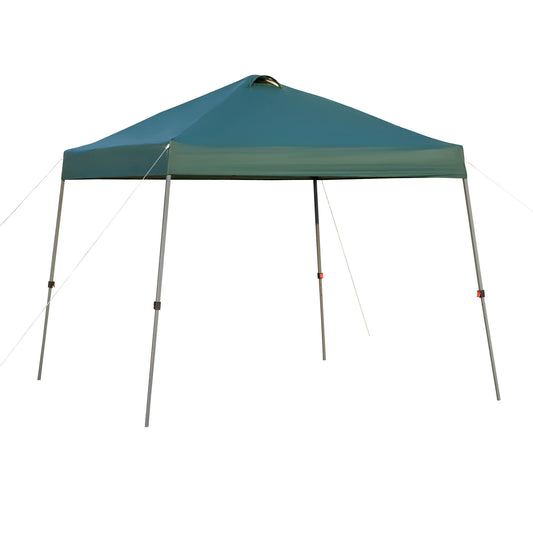 Cenador Plegable Outsunny Verde 300x300x250 Cm Acero Tela Oxford_0