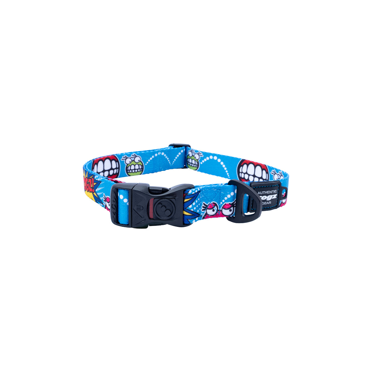 Collar Para Perro, Modelo Fusion De Rogz, Estampado Comic Azul. Talla L (21-40kg)_3