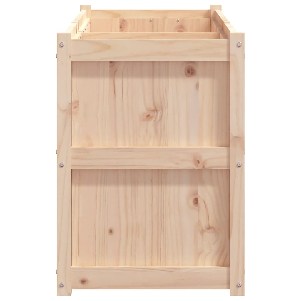 Jardinera De Madera Maciza De Pino 150x50x70 Cm_5