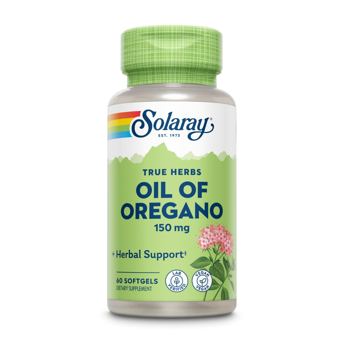OIL OREGAN 150 Mg 60 Perlas Solaray