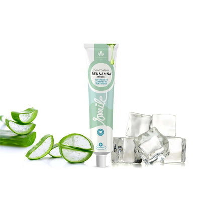 Dentífrico White con flúor Ben &amp; Anna tubo 75 ml