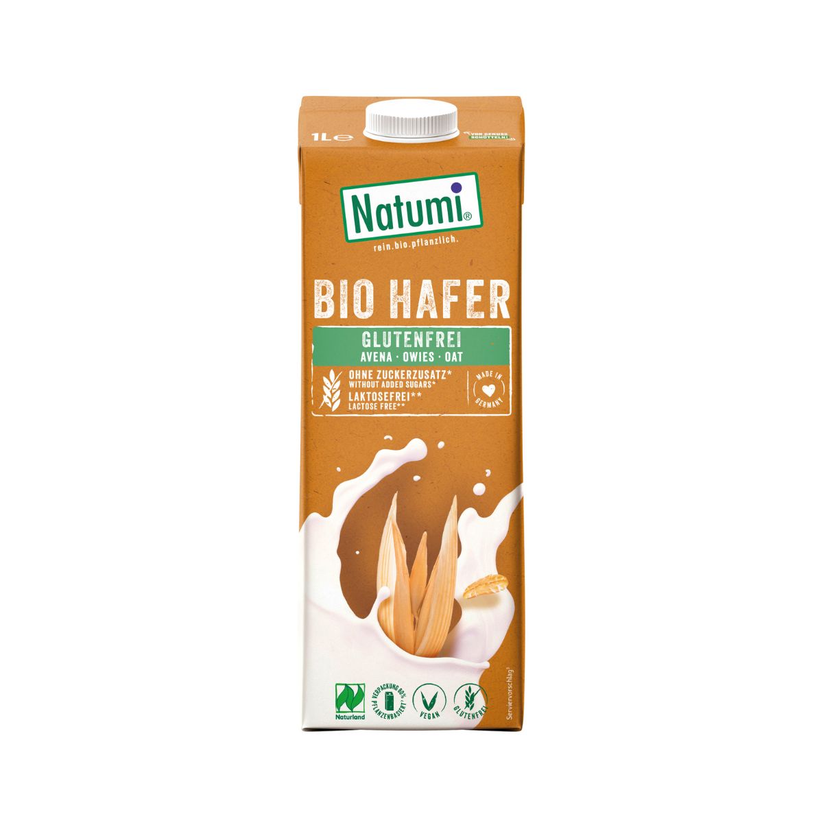 Pack 10 x Bebida Avena Sin Gluten BIO Natumi 1 L