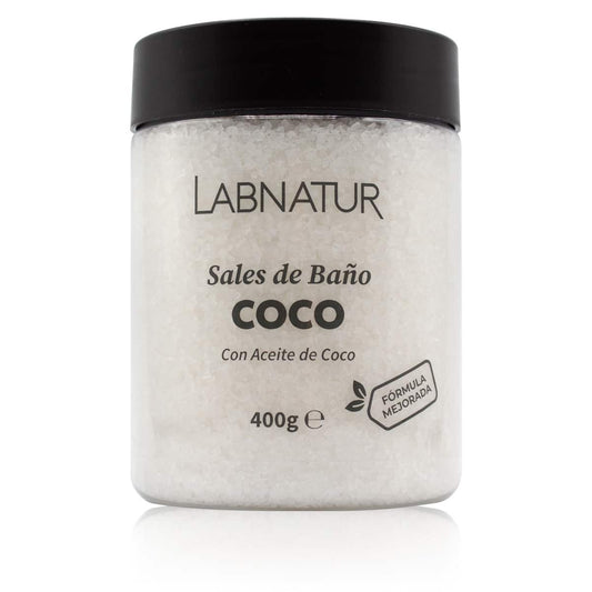 Sales de Baño de Coco Labnatur 400 g | Nutren, Hidratan y Suavizan | Aroma Dulce y Tropical | Veganas_0