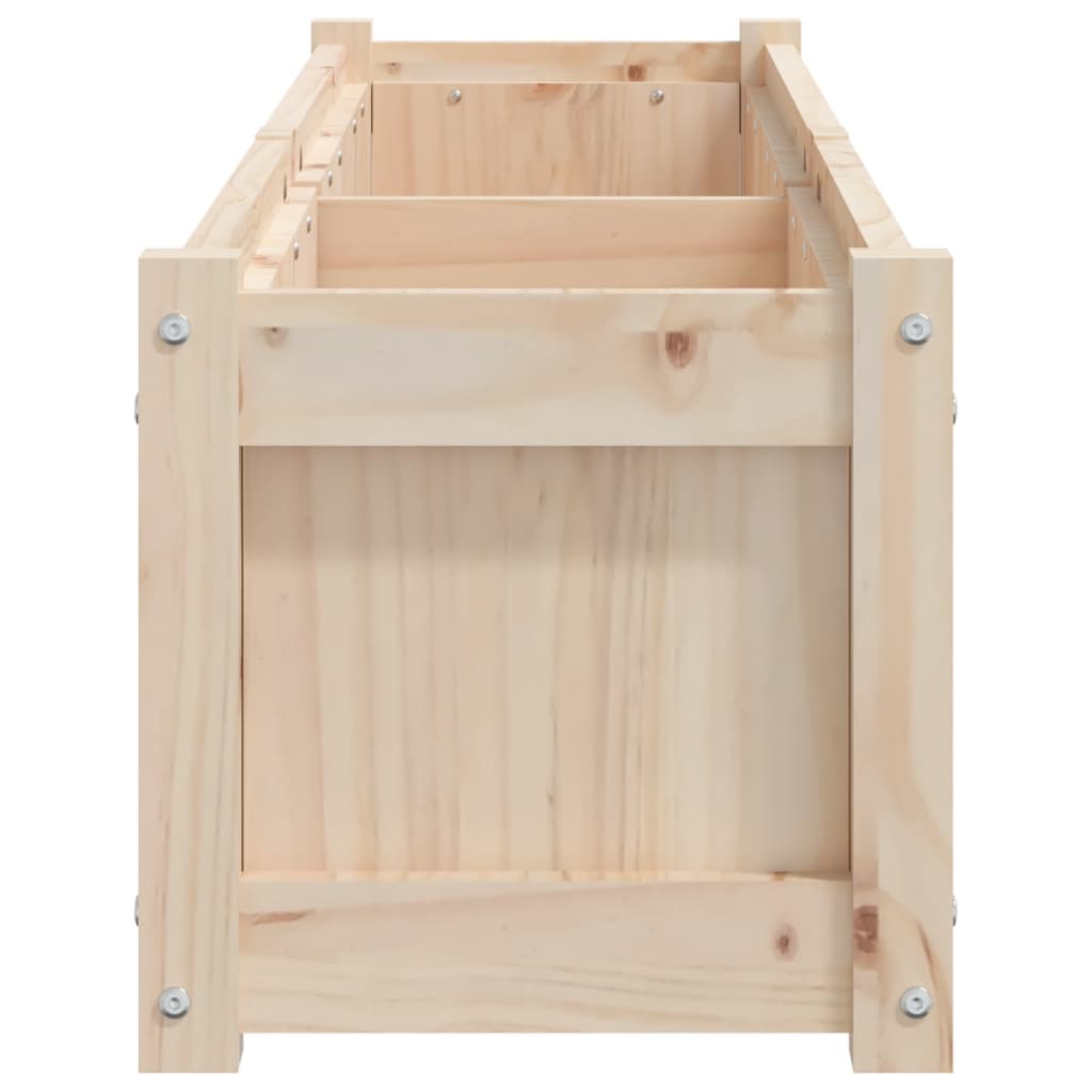 Jardinera De Madera Maciza De Pino 150x31x31 Cm_5