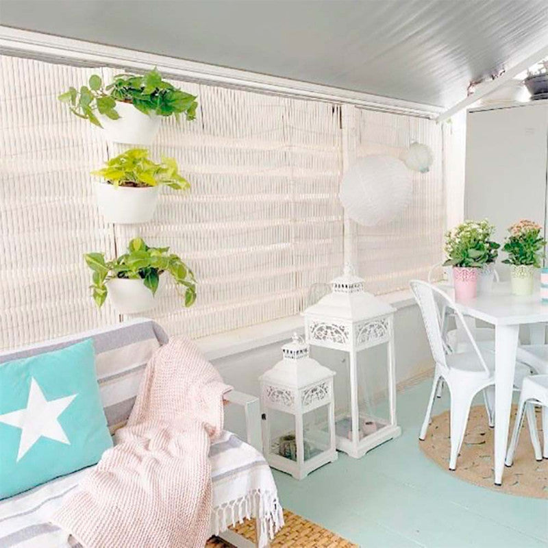 Jardín Vertical Modular Citysens Con Riego Automático De 3 Maceteros – Blanco, Polipropileno 100% Reciclado_2