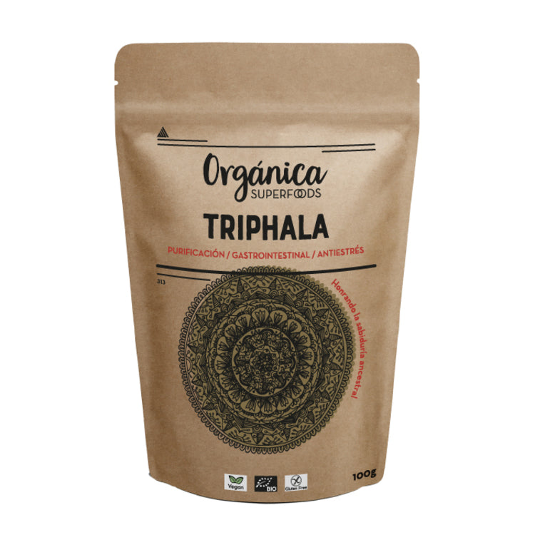 Triphala Bio En Polvo 1kg - Orgánica Superfoods_0