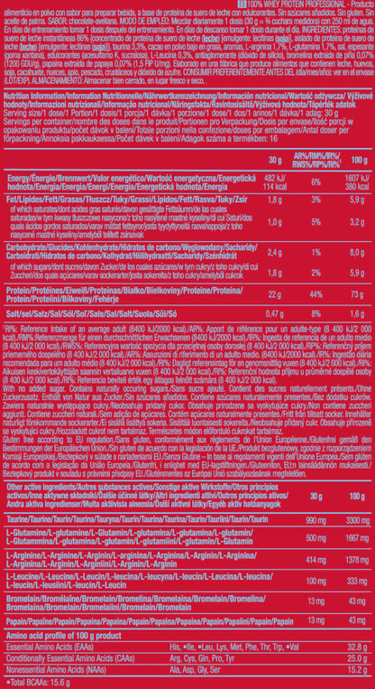 100% Whey Protein Professional 500 Gr Chocolate - Avellana_5