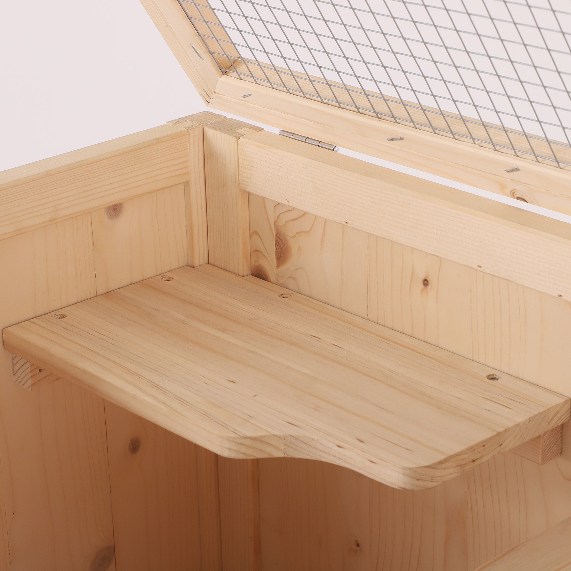 Pawhut Jaula De Madera 5 Pisos Para Hámster Y Otros Roedores Pequeños_4