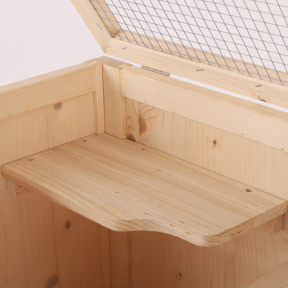 Pawhut Jaula De Madera 5 Pisos Para Hámster Y Otros Roedores Pequeños_4