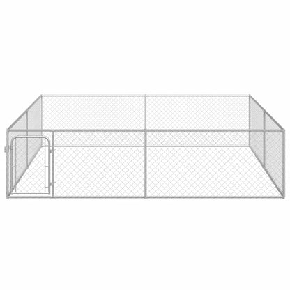 Perrera De Exterior De Acero Galvanizado 4x4x1 M_2