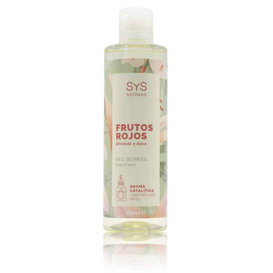 Aroma para Lámpara Catalítica Frutos Rojos SYS Aromas 250 ml | Fragancia Afrutada y Dulce_0