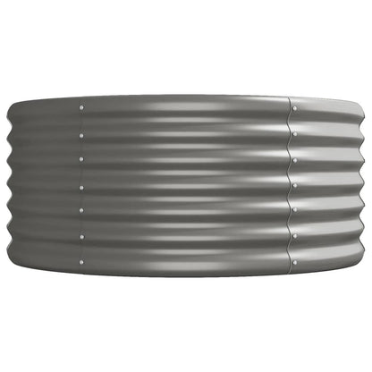 Jardinera Arriate Acero Galvanizado Gris 620x80x36 Cm_3