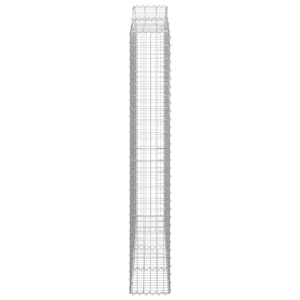 Cestas De Gaviones 5 Uds Forma De Arco Hierro 200x30x200/220 Cm_4