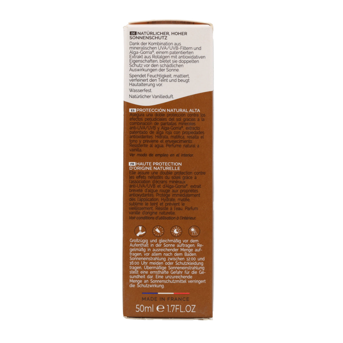 Crema facial color amber spf30 Biarritz