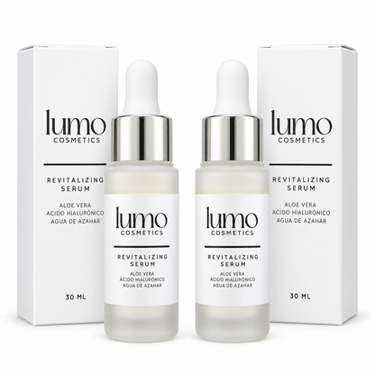 Lumo Cosmetics Sérum Facial Con Ácido Hialurónico, Aloe Vera Y Agua De Azahar – Pack De 2 × 30 Ml_1