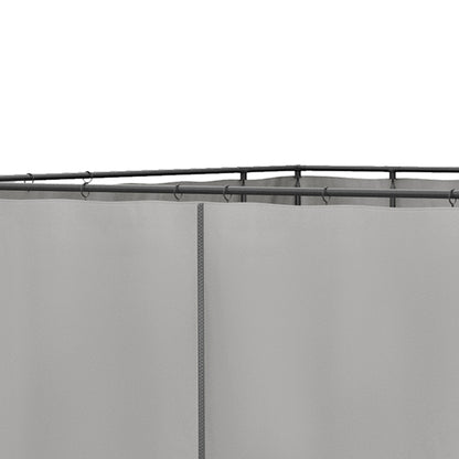 Outsunny 4 Paredes Laterales Para Cenador 3x2 M Sin Ventanas Gris Claro_3