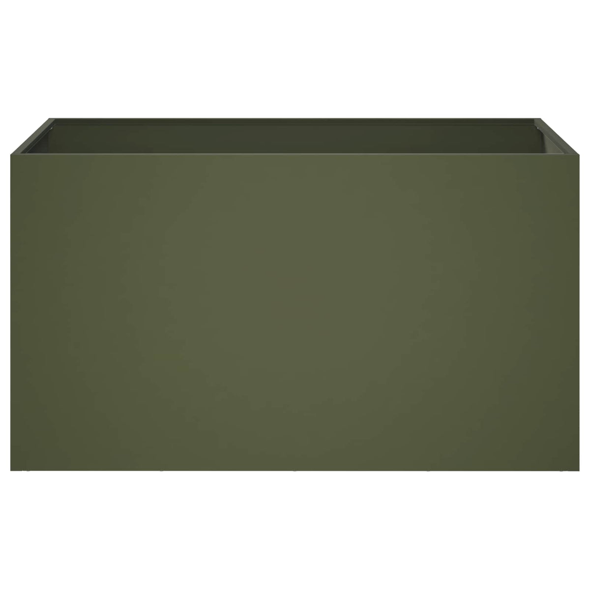 Macetero De Jardín 2 Uds. Verde Oliva 80 X 50 X 50 Cm_3