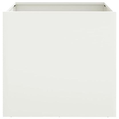 Jardinera Acero Blanco 49x47x46 Cm_4