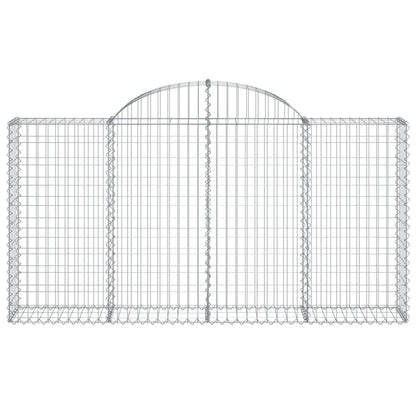 Cestas Gaviones 30 Uds Forma De Arco Hierro 200x30x100/120 Cm_3